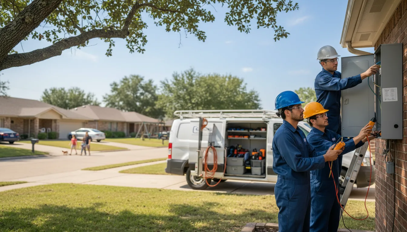 Certified electrician providing emergency electrical services in Botkins, OH